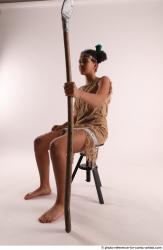 ANISE SITTING POSE WITH SPEAR 2